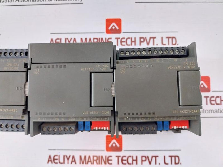 Siemens 6Es7 235-0Kd21-0Xa0 Analog I/O Module W/ Cpu 224 6Es7 214-1Ad21-0Xb Set