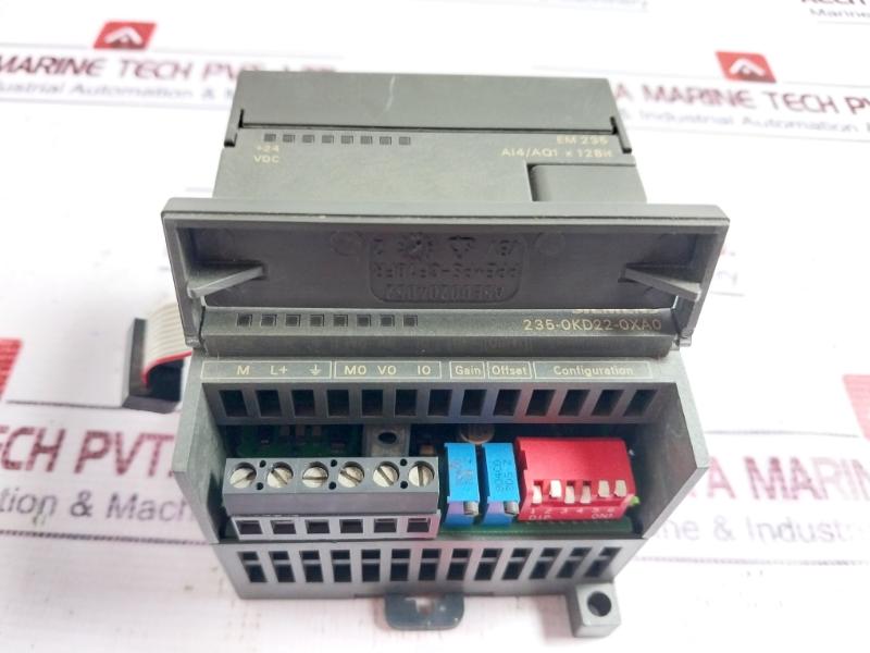 Siemens 6Es7 235-0Kd22-0Xa0 Electronic Module Em235 Ai 4/Aq 1 X 12 Bit