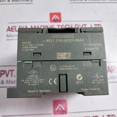 Siemens 6Es7 235-0Kd22-0Xa0 Electronic Module Em235 Ai 4/Aq 1 X 12 Bit