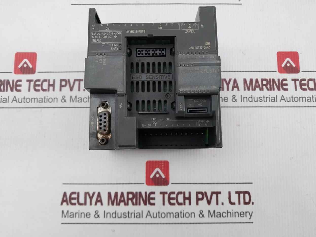 Siemens 6es7 288-1st20-0aa0 Cpu St20 Programmable Logic Controller Module