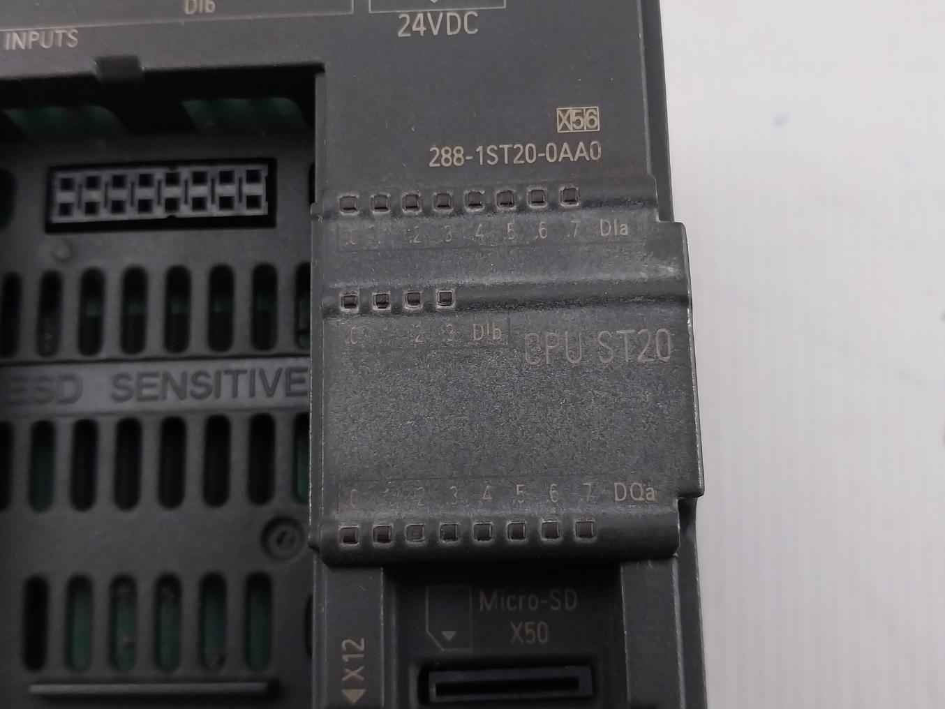 Siemens 6es7 288-1st20-0aa0 Cpu St20 Programmable Logic Controller Module