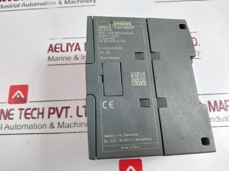 Siemens 6es7 288-2dt16-0aa0 Digital Input/output Module 24vdc 0.75a