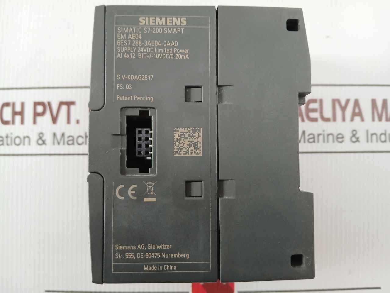 Siemens 6es7 288-3ae04-0aa0 Simatic S7-200 Smart Analog Input Module 24vdc