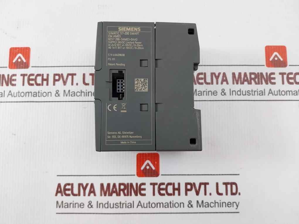 Siemens 6es7 288-3am03-0aa0 Simatic S7-200 Smart Analog Input Module 24vdc