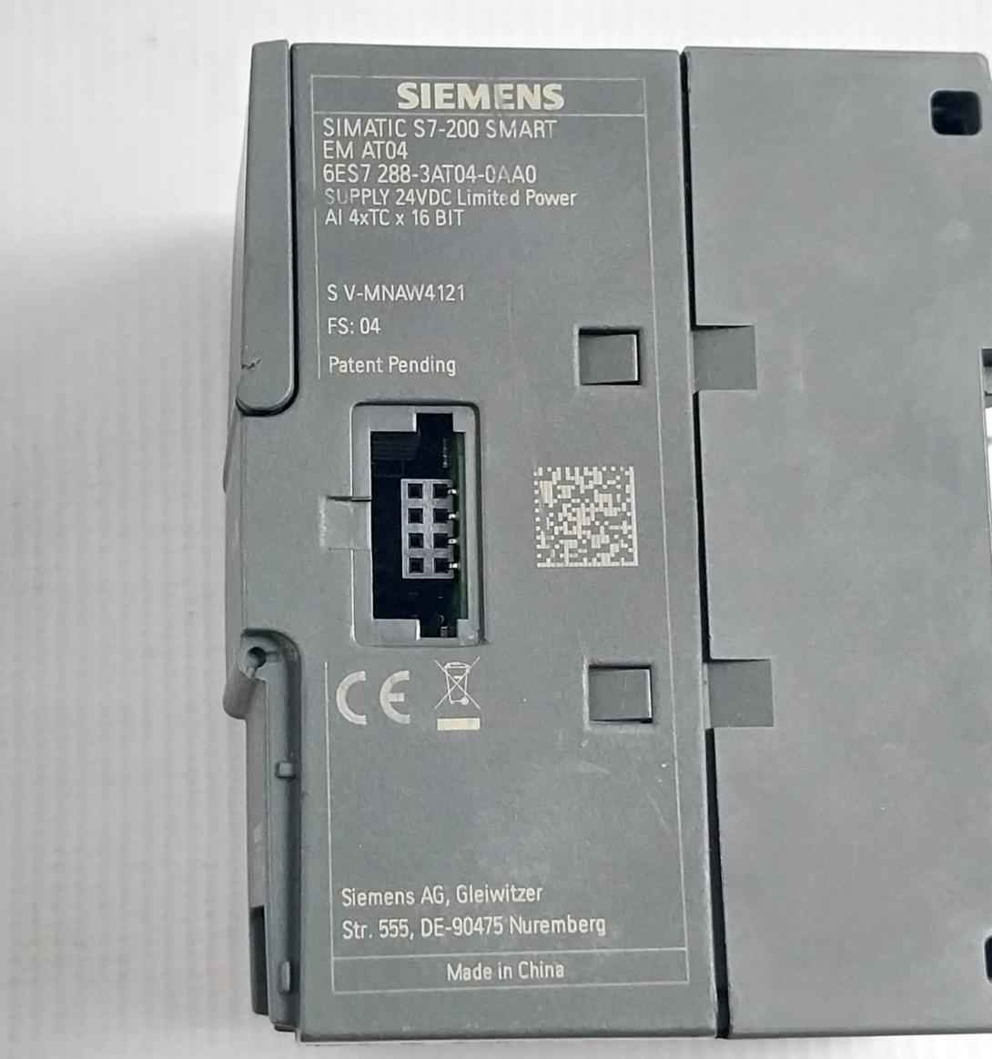 Siemens 6es7 288-3at04-0aa0 Simatic S7-200 Smart Analog Input Module 24 Vdc