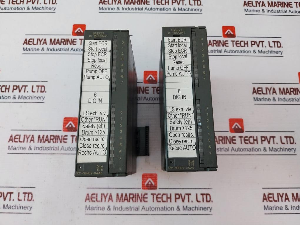 Siemens Simatic S7 6Es7 321-1Bh02-0Aa0 Digital Input Sm321 Di 16Xdc24V