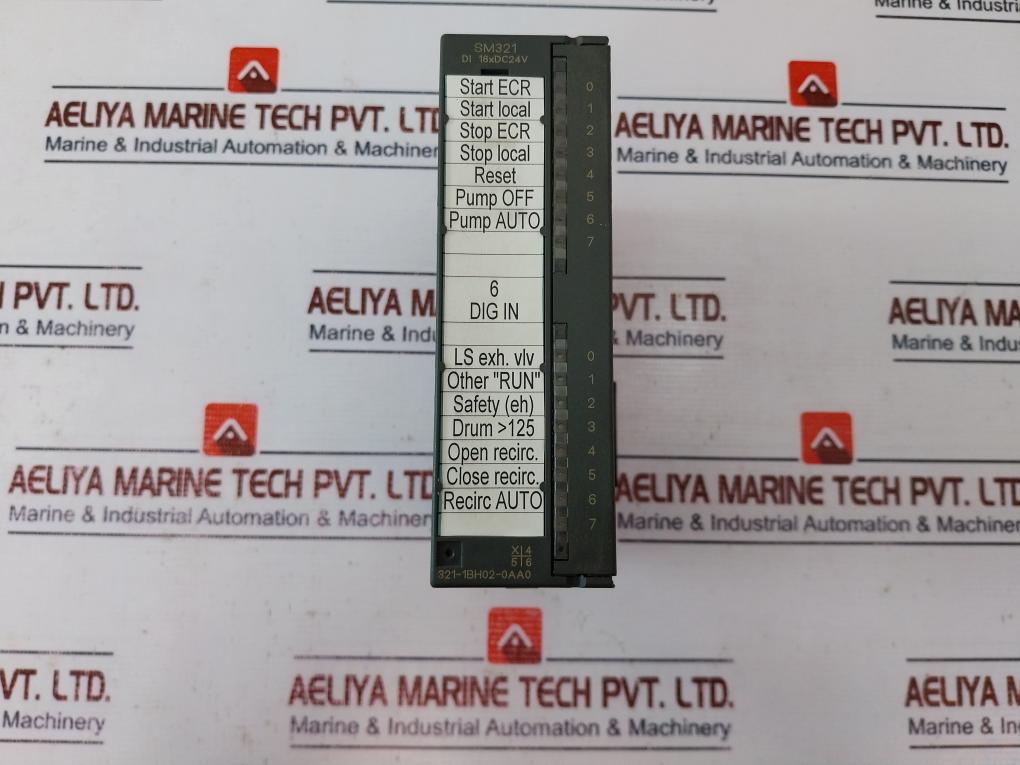 Siemens Simatic S7 6Es7 321-1Bh02-0Aa0 Digital Input Sm321 Di 16Xdc24V