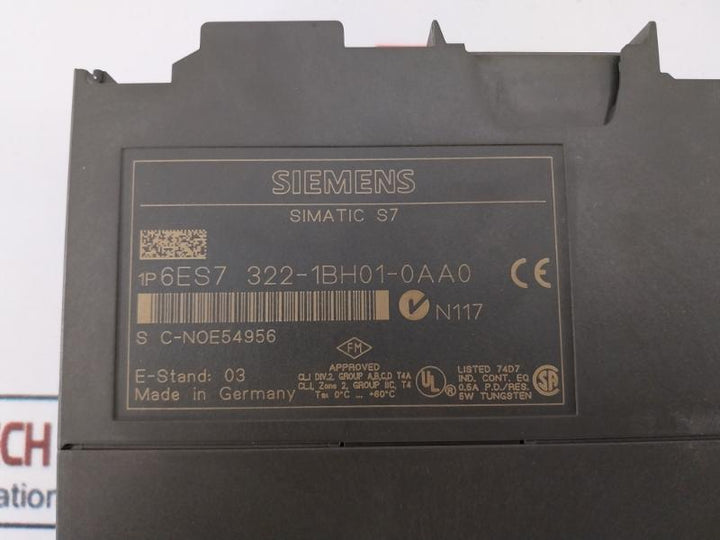 Siemens 6es7 322-1bh01-0aa0 Digital Output Modules Sm322