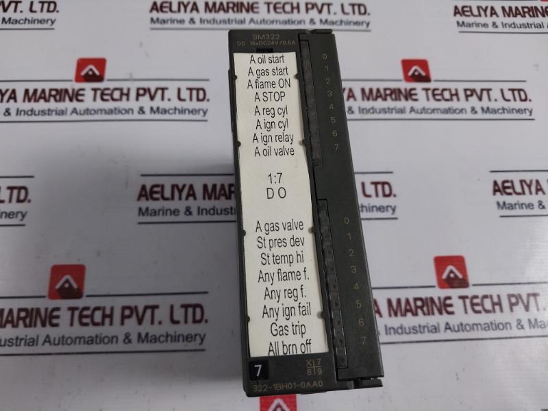 Siemens 6es7 322-1bh01-0aa0 Sm322 Digital Output Module