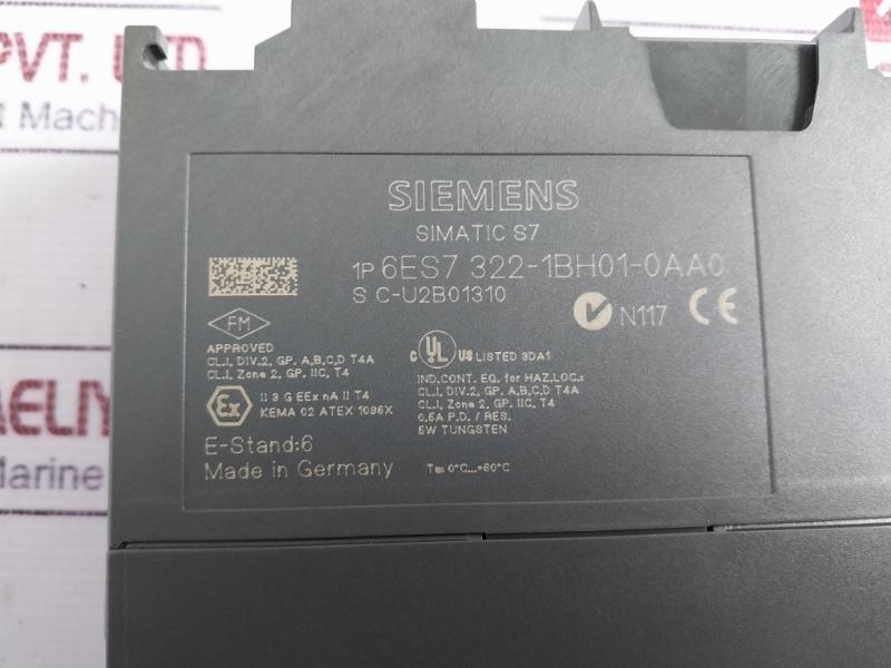 Siemens 6es7 322-1bh01-0aa0 Sm322 Digital Output Module