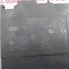 Siemens 6es7 322-8bh01-0ab0 Digital Output Module 24v Dc