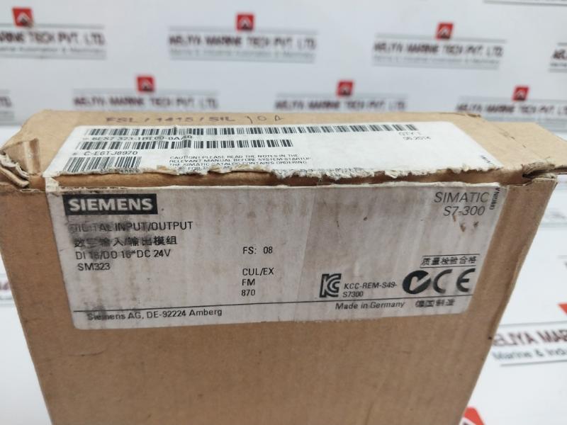 Siemens 6es7 323-1bl00-0aa0 Digital Input/output Module