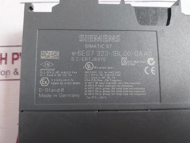 Siemens 6es7 323-1bl00-0aa0 Digital Input/output Module