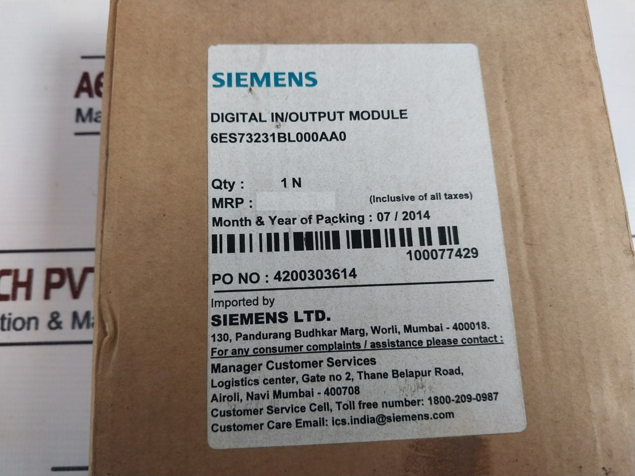 Siemens 6es7 323-1bl00-0aa0 Digital Input/output Module