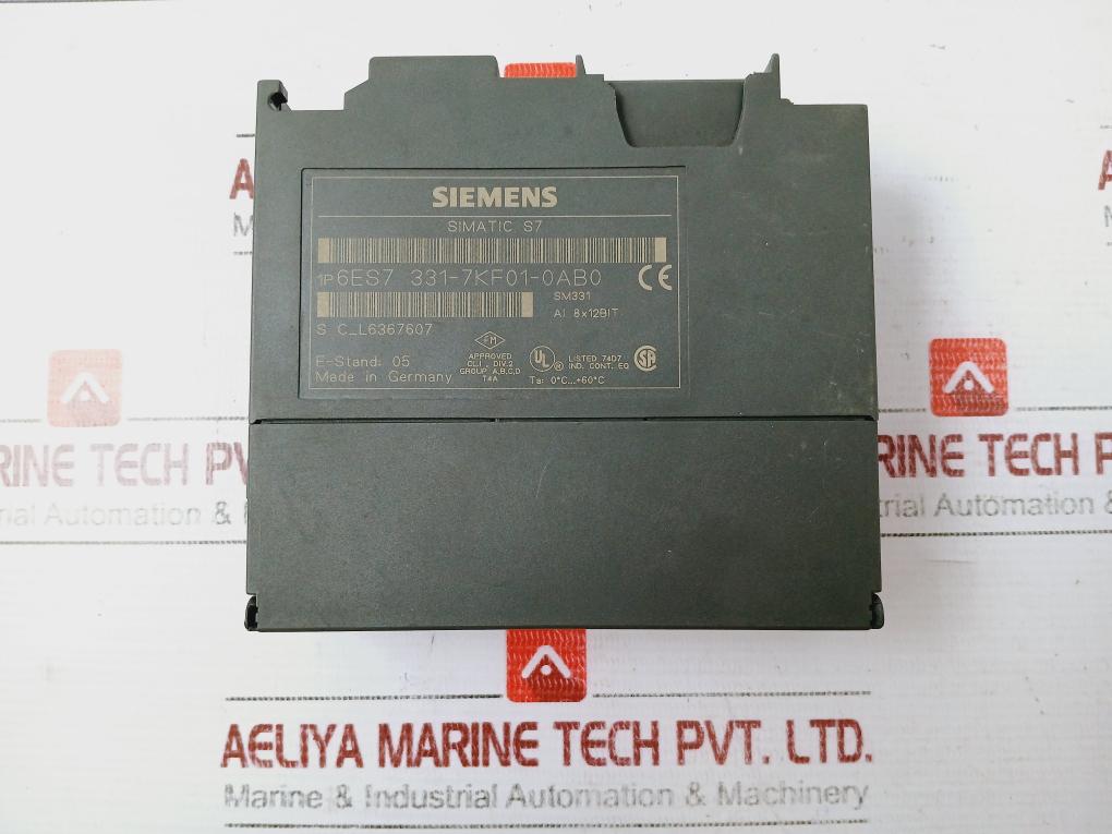 Siemens 6es7 331-7kf01-0ab0 Simatic S7 Sm331 Ai 8x12bit Module