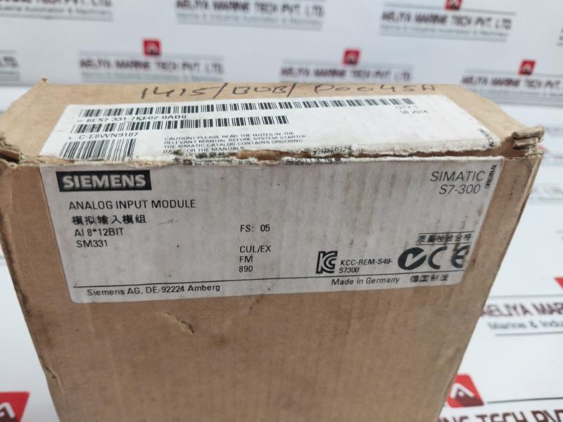 Siemens Simatic S7-300 6Es7 331-7Kf02-0Ab0 Analog Input Module