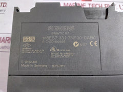 Siemens Simatic S7 6Es7 331-7Nf00-0Ab0 Analog Input Module SM 331 Isolated