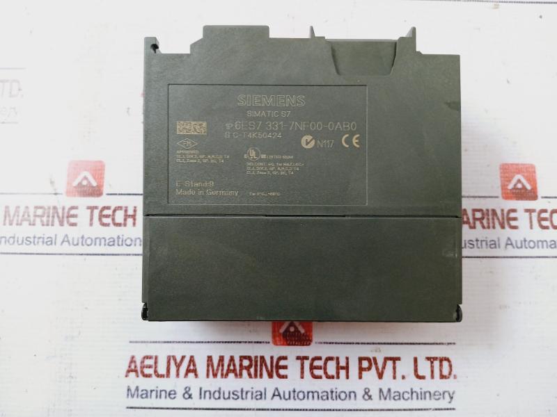 Siemens Simatic S7 6Es7 331-7Nf00-0Ab0 Isolated Analog Input Module Sm 331