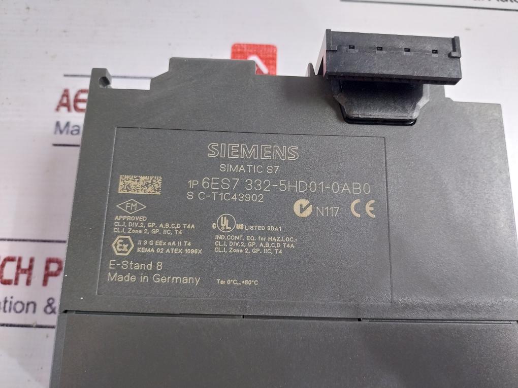 Siemens Simatic S7-300 6Es7 332-5Hd01-0Ab0 Analog Output Module Sm 332 Isolated