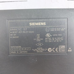 Siemens 6Es7 421-1Bl01-0Aa0 Digital Input Module, Svpd7442789