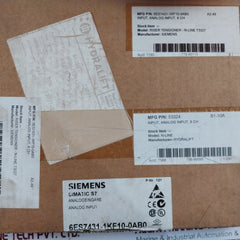 Siemens 6es7431-1kf10-0ab0 Simatic S7 Analog Input 8 Ch Svpp5333166