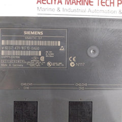 Siemens 6es7431-1kf10-0ab0 Simatic S7 Analog Input 8 Ch Svpp5333166