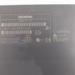 Siemens 6es7 432-1hf00-0ab0 Input Module 432-1hf00-0ab0 10v/20ma