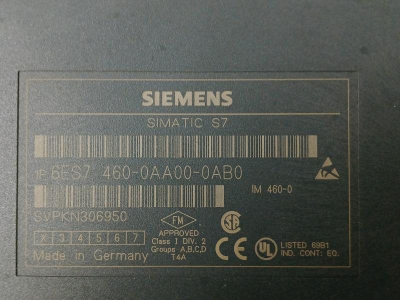 Siemens 6es7 460-0aa00-0ab0 Simatic S7 Interface Module Im 460-0