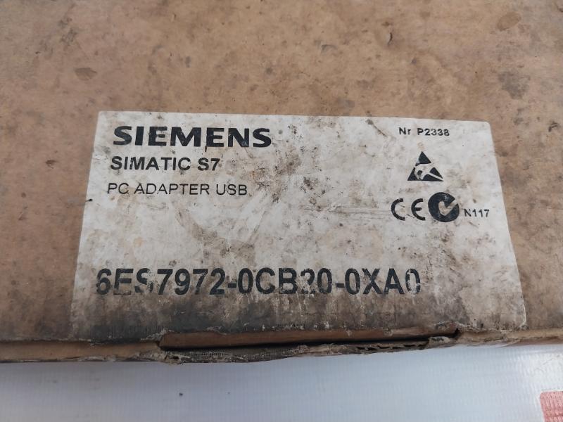 Siemens 6es7 972-0cb20-0xa0 Usb Adaptor Programming Cable A5e00380669