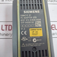Siemens 6es7 972-0cb20-0xa0 Usb Adaptor Programming Cable A5e00380669
