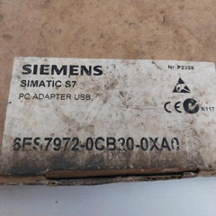 Siemens 6es7 972-0cb20-0xa0 Usb Adaptor Programming Cable A5e00380669