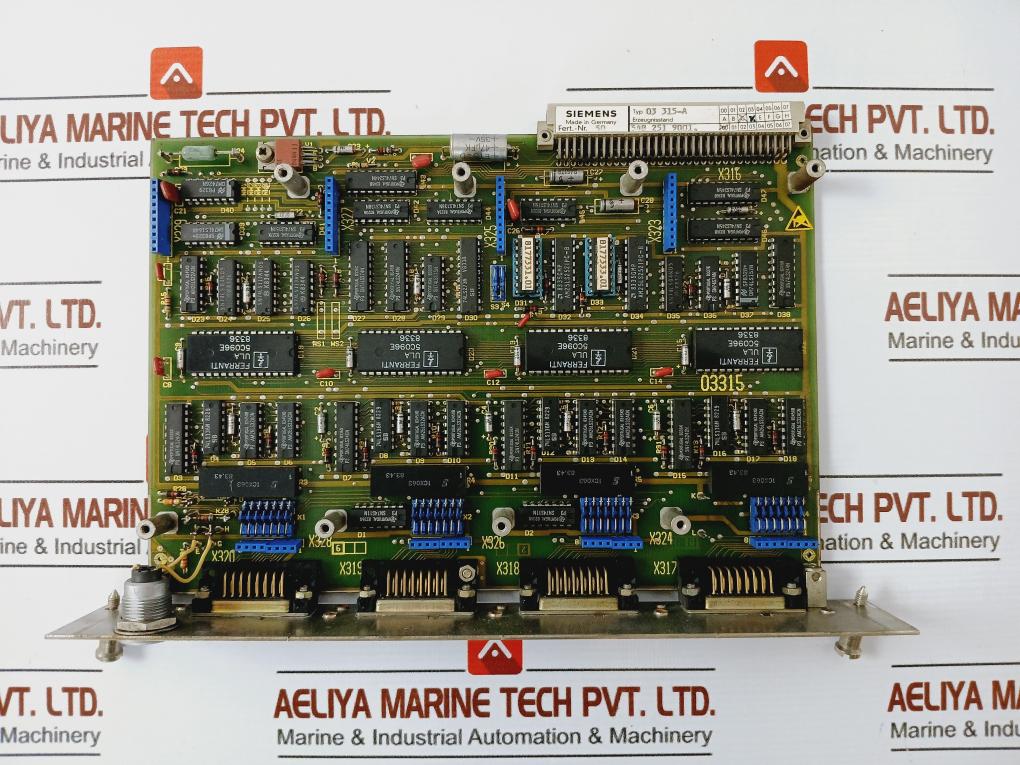 Siemens 6Fc3441-0Fa-z Sinumerik 3M Complete Rack Built-in Power Supply