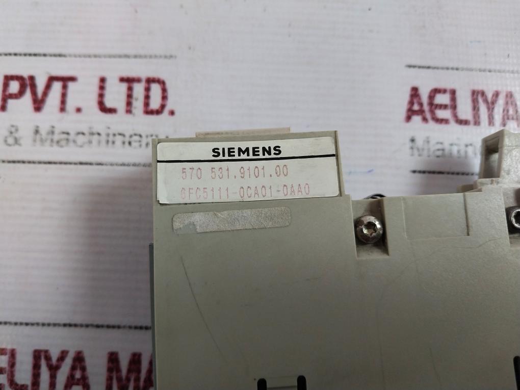 Siemens 6fc5111-0ca01-0aa0 16 Input Electronic Module 570 531.9101.00