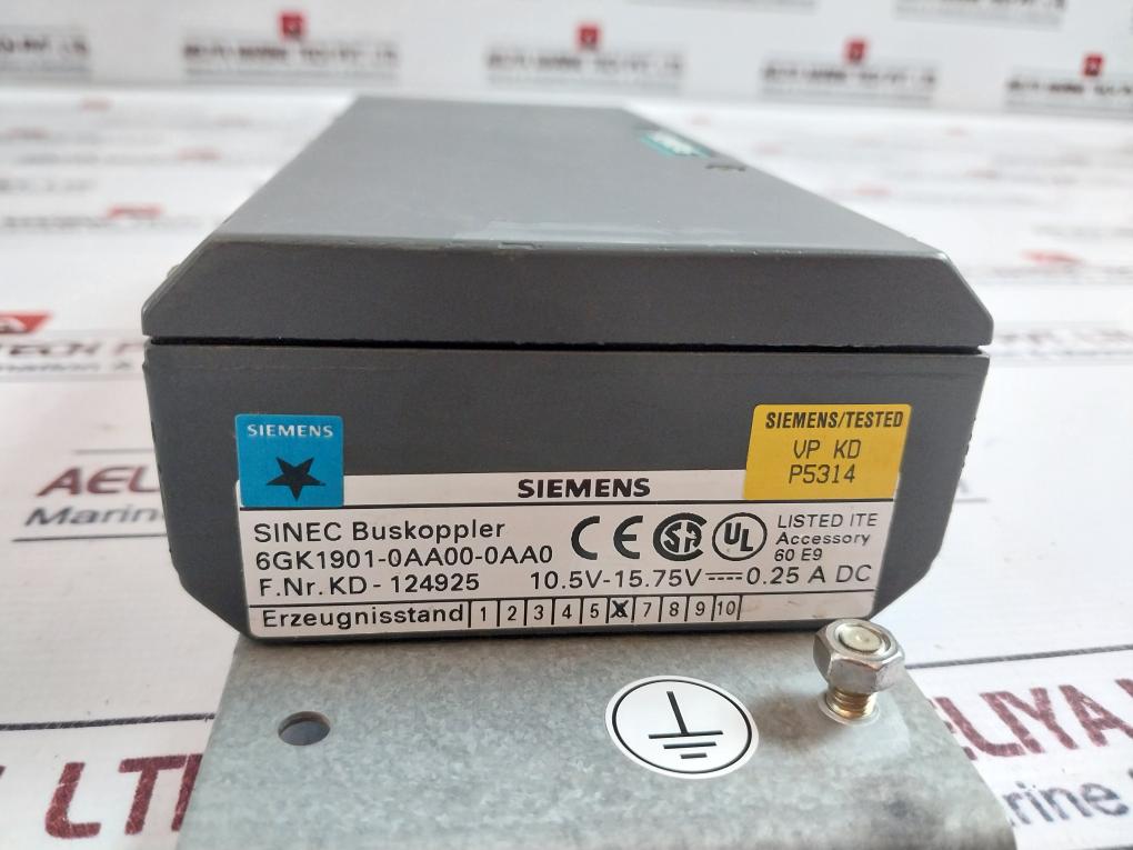 Siemens 6gk1901-0aa00-0aa0 Sinec Buskoppler Kd-124925