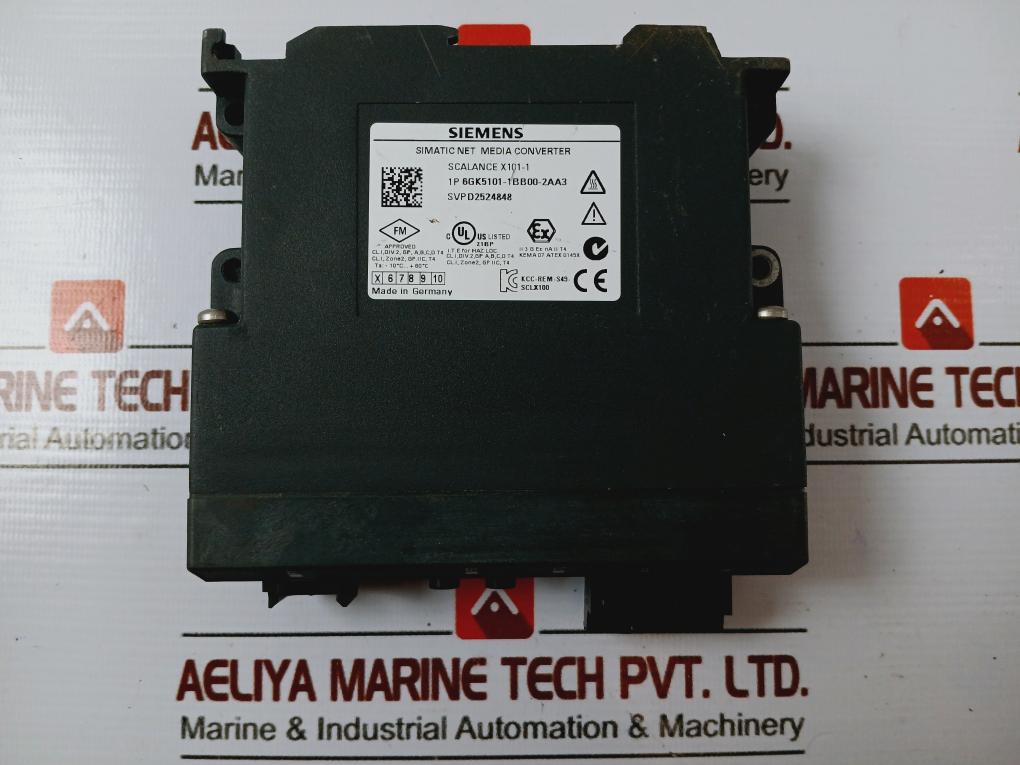 Siemens Simatic 6Gk5101-1Bb00-2Aa3 Net Media Converter Scalance X101-1