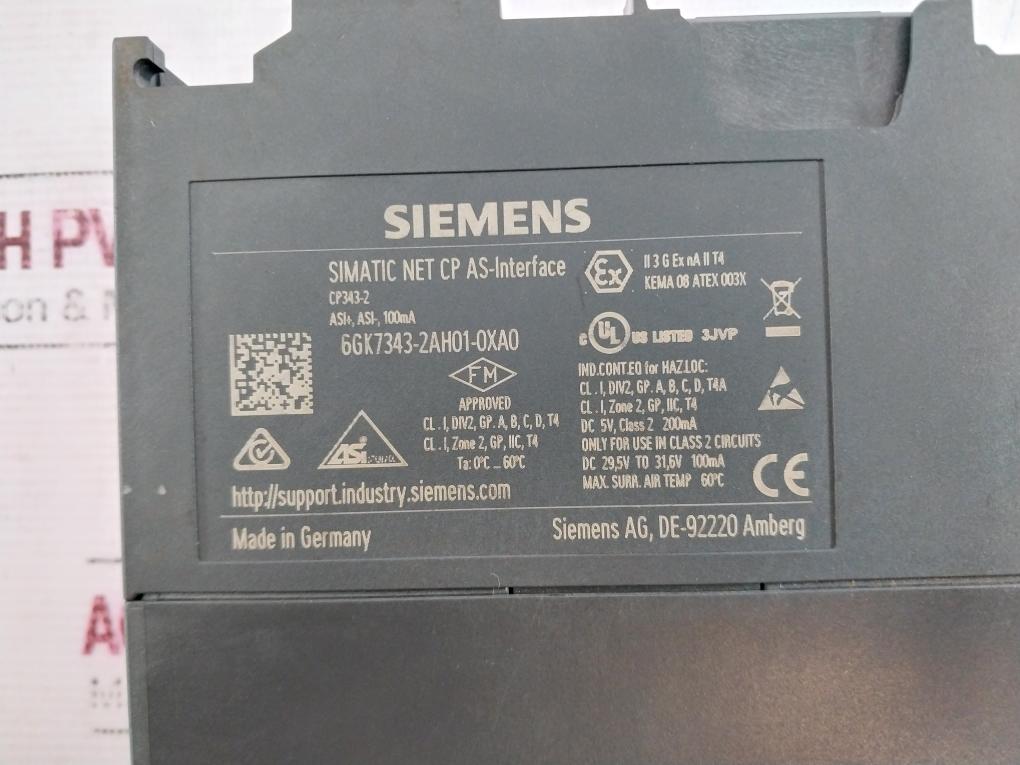 Siemens 6gk7343-2ah01-0xa0 Digital Input Interface Module Dc 5v 100ma