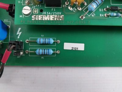 Siemens 6MD2520-0AA00-0AA0 Sicam Frtu Plc Module Rack 5A/250V