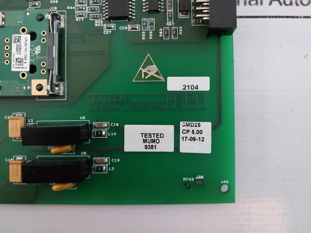 Siemens 6md2521-0aa10-0aa0 Printed Circuit Board Cp Module