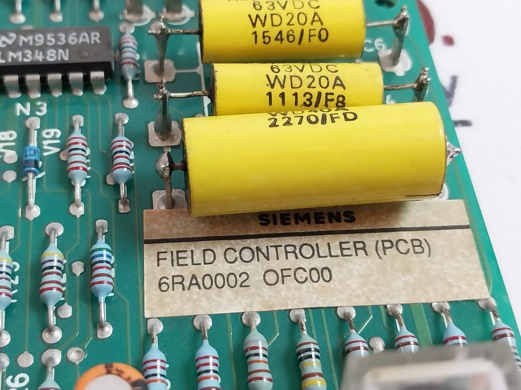 Siemens 6ra0002 Ofc00 Field Controller Printed Circuit Board Pcb