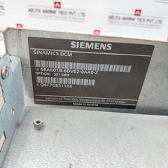 Siemens 6RA8018-6DV62-0AA0-Z Sinamics DCM Converter 94V