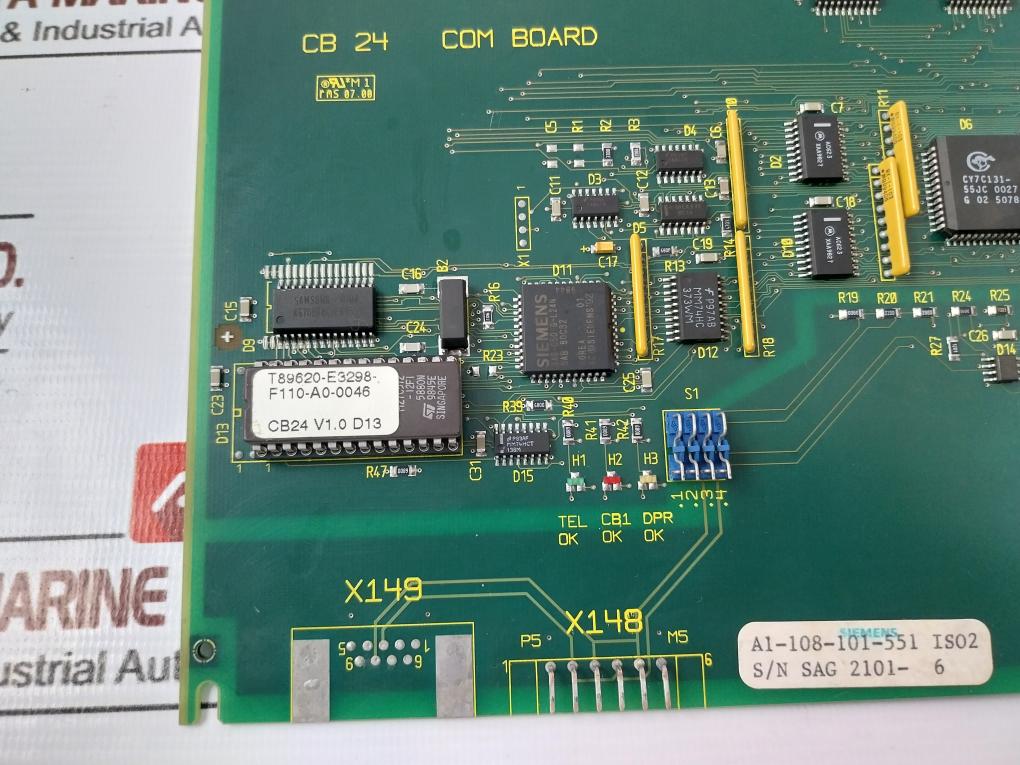 Siemens 6rx1240-0ak01 Communication Board