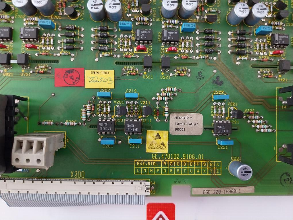 Siemens 6se1200-1aa60-1 Servo Control Card