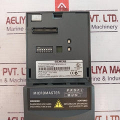 Siemens Ag 6se6400-1pb00-0aa0 Micromaster 4 Profibus Module Ip20