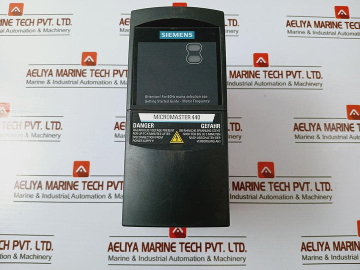 Siemens 6SE6440-2AB13-7AA1 Inverter Micromaster 440 200-240V