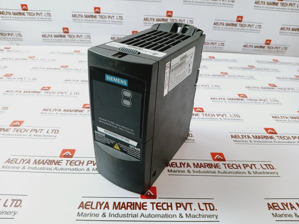 Siemens 6se6440-2ab13-7aa1 Inverter Micromaster 440