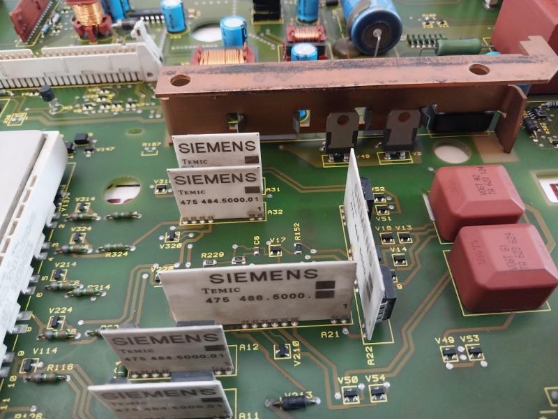 Siemens 6se7021-1ub84-1hf3 Inverter Drive Power Board