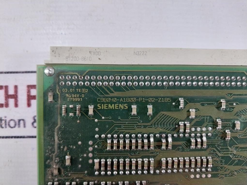 Siemens 6Se7021-3Eb61-z Drive Simovert Vc Converter 94V-0 (Not Working)