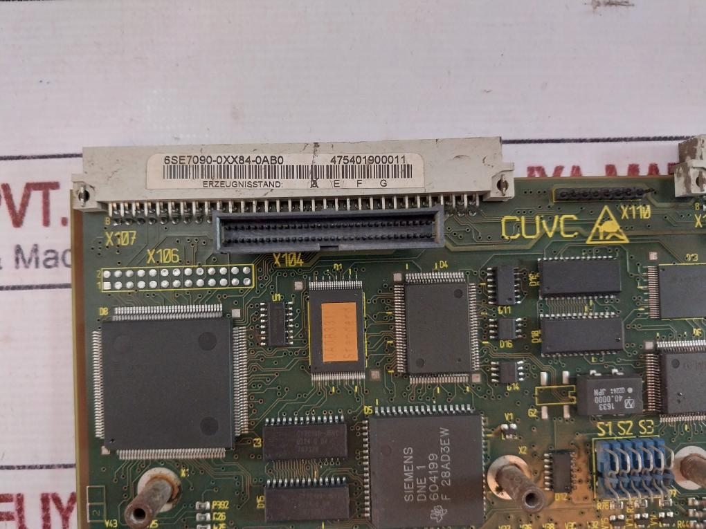 Siemens 6Se7021-3Eb61-z Drive Simovert Vc Converter 94V-0 (Not Working)