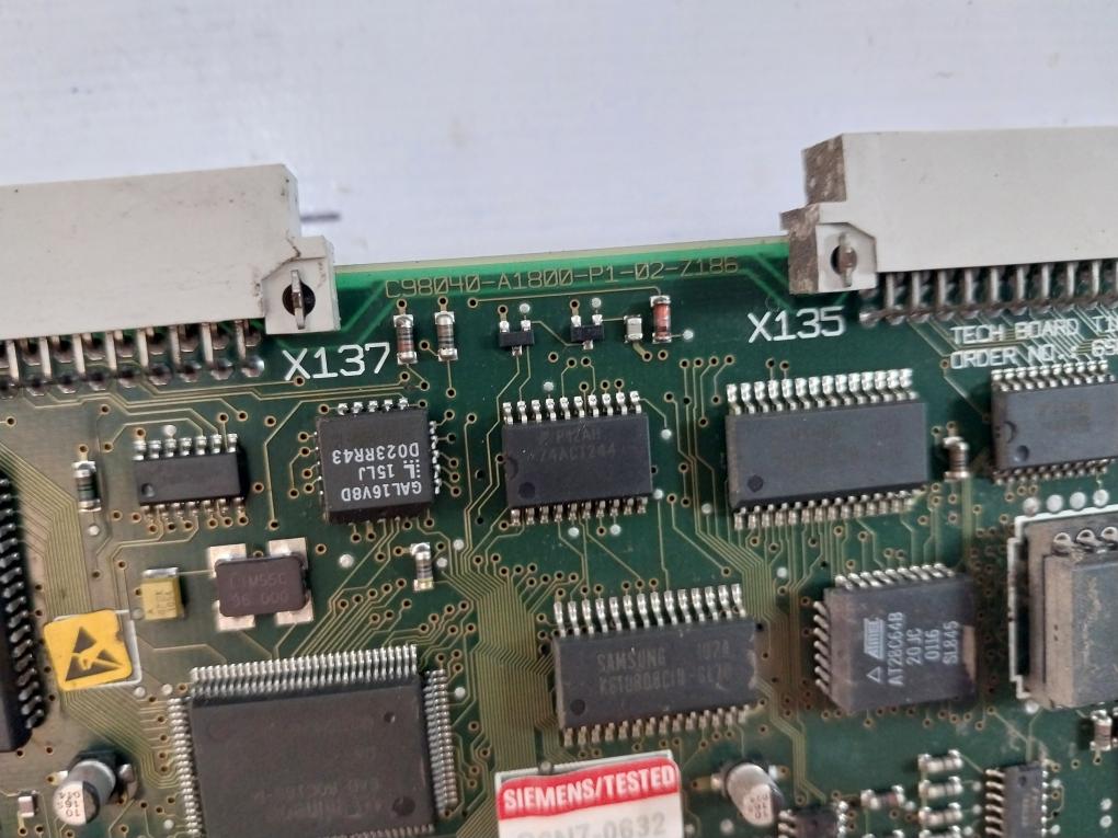 Siemens 6Se7021-3Eb61-z Drive Simovert Vc Converter 94V-0 (Not Working)