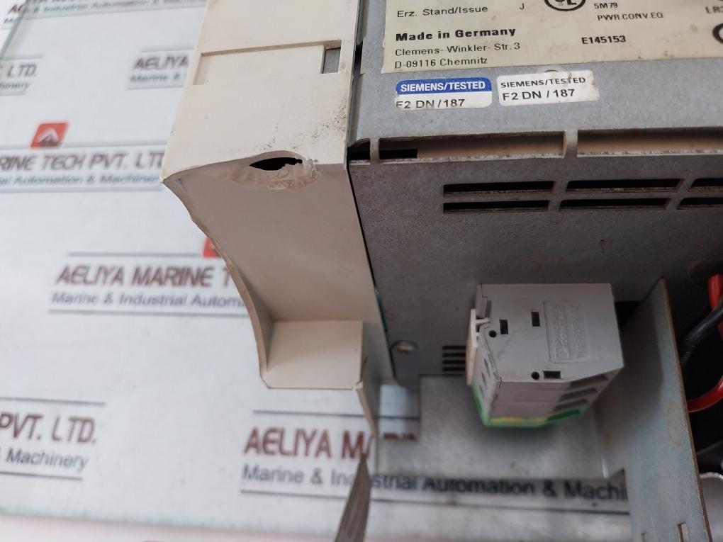 Siemens 6se7021-8tp50-z Masterdrives Mc Dc/ac Drive